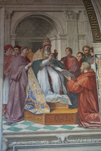 La Remise des Décrétales au Pape Grégoire IX - Raphael (1483 1520)