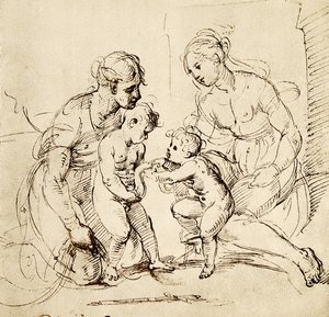 Conception de la Sainte Famille de la maison Canigiani à Munich