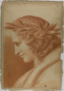 Poète couronné de laurier