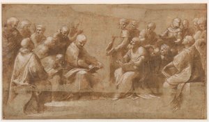 Étude pour La Dispute du Saint-Sacrement, 1508-1510