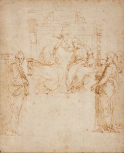 Le Couronnement de la Vierge, début du 16ème siècle - Raphael