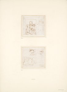 Deux croquis séparés de paysages, 1500-1504 - Raphael