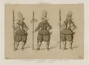 Hallebardiers du cortège d