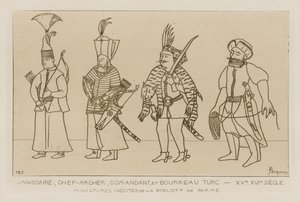 Janissaire, chef archer, commandant et bourreau turc - Raphael Jacquemin