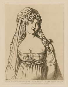 Maria Feodorovna, veuve du tsar Paul Ier de Russie