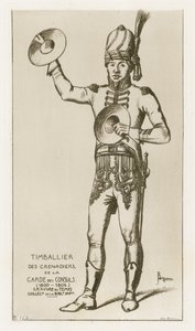 Timbalier des grenadiers de la garde des consuls (1800-1804) - Raphael Jacquemin