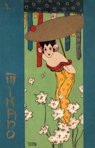 Geisha, vers 1900 (illustration) - Raphael Kirchner