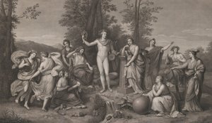 Apollon et les Muses sur le Parnasse, 1784