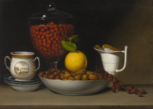 Nature morte - Fraises, noix, c.1822