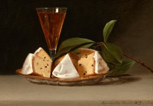 Nature morte au gâteau aux raisins - Raphaelle Peale