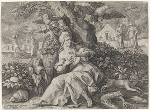 Bevreesdheid - Raphaël Sadeler (I)