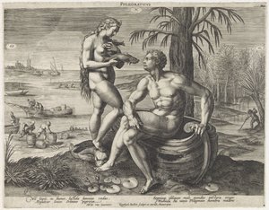 Tempérament flegmatique - Raphaël Sadeler (I)