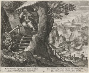 Saint Sabas en ermite