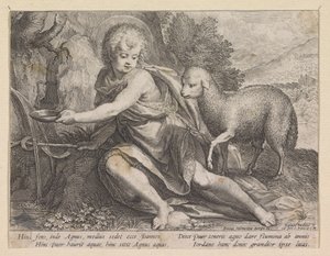 Jean-Baptiste jeune homme près d