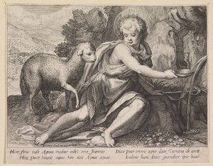 Jean-Baptiste jeune homme près d