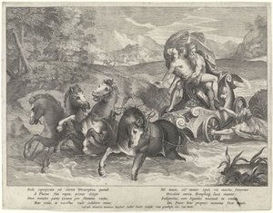 Enlèvement de Proserpine - Raphaël Sadeler (II)