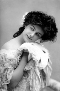 Ethel Oliver, actrice, années 1900
