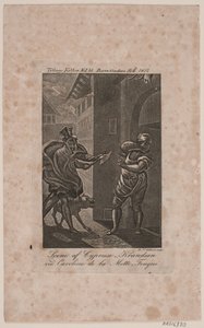 Scène de Cypresse-Knudsen. Gravure supplémentaire pour Rosenbladene Nr. 6, 1837 - Rasmus Nicolai Nielsen