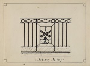 Garde-corps de balcon en fonte - Ray Price