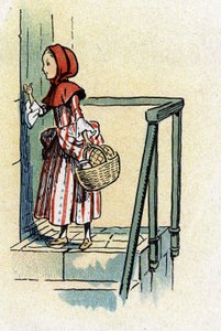 Le Petit Chaperon Rouge des contes de fées de Charles Perrault, vers 1920