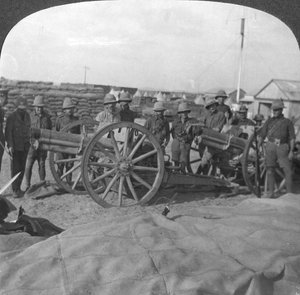 Butin de guerre, armes et magasins capturés aux Turcs, Palestine, Première Guerre mondiale, c1914-c1918
