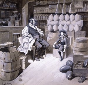 M. Hobbs, dit Cedric, un comte est assis sur cette boîte maintenant!, illustration pour 