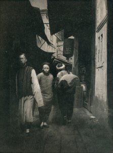 Une rue en Chine, vers 1927
