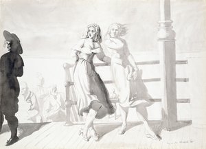 Sur la promenade - Reginald Marsh