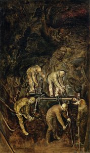 Sand Hogs, vers 1938 (huile sur toile)