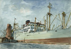 Cargo à vapeur et remorqueur - Reginald Marsh
