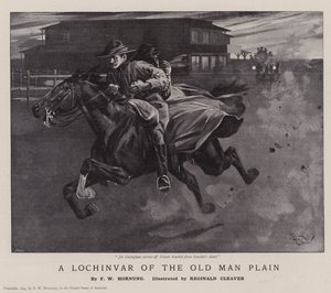 A Lochinvar of the Old Man Plain (litho) - Reginald Thomas Cleaver