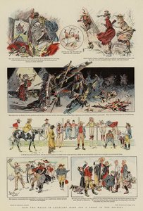 Comment deux pupilles de la chancellerie sont allés faire un tour dans les Rocheuses (lithographie couleur) - Reginald Thomas Cleaver