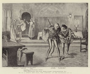 La nouvelle pièce de M. H. A. Jones, "The Tempter", au Haymarket, acte II (litho) - Reginald Thomas Cleaver