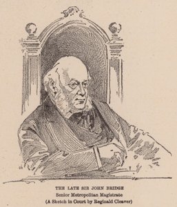 Feu Sir John Bridge (lithographie) - Reginald Thomas Cleaver