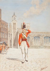 Officier des Scots Guards - Reginald Wymer