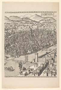 Vue de Florence (partie centrale) - Reichsdruckerei