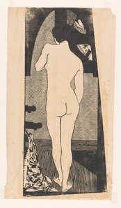 Femme debout, vue de dos - Reijer Stolk