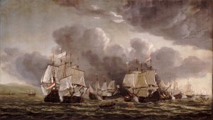 La bataille de Livourne, 4 mars 1653 - Reinier Nooms