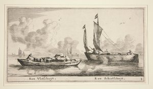 Deux bateaux (Een Vlotschuyt, Een Schietschuyt)