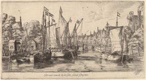 Le Ferry pour Utrecht (Het veer van der Uytersche schiet-schuyten) - Reinier Nooms, called Zeeman
