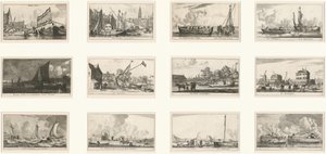 Verscheÿde Schepen en Gesichten van Amstelredam : Partie III - Reinier Nooms, called Zeeman