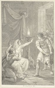 Caracalla assassine son frère Geta dans la chambre de leur mère - Reinier Vinkeles (I)