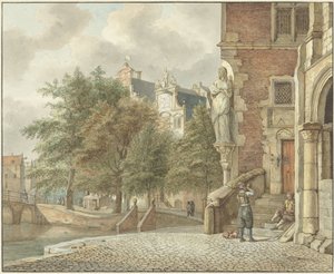 Vue sur un canal de la ville
