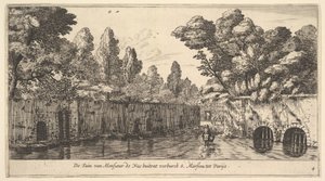 Le Jardin de M. de Nue en dehors de la banlieue de S. Marceau près de Paris, XVIIe siècle - Reinier Zeeman