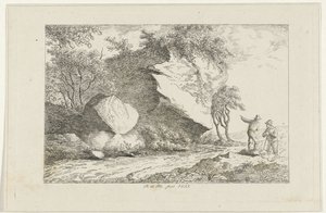 Paysage avec deux figures près d