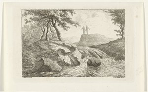 Paysage avec cascade - Reinierus Albertus Ludovicus baron van Isendoorn à Blois
