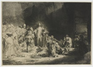 La gravure des cent florins - Rembrandt van Rijn