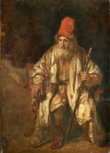 Vieil homme à la casquette rouge - Rembrandt