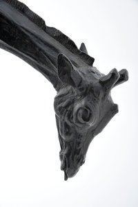 Grande girafe avec tête baissée, modelée 1909-10, coulée avant 1913 - Rembrandt Bugatti