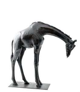 Grande girafe avec tête baissée, modelée 1909-10, coulée avant 1913 - Rembrandt Bugatti